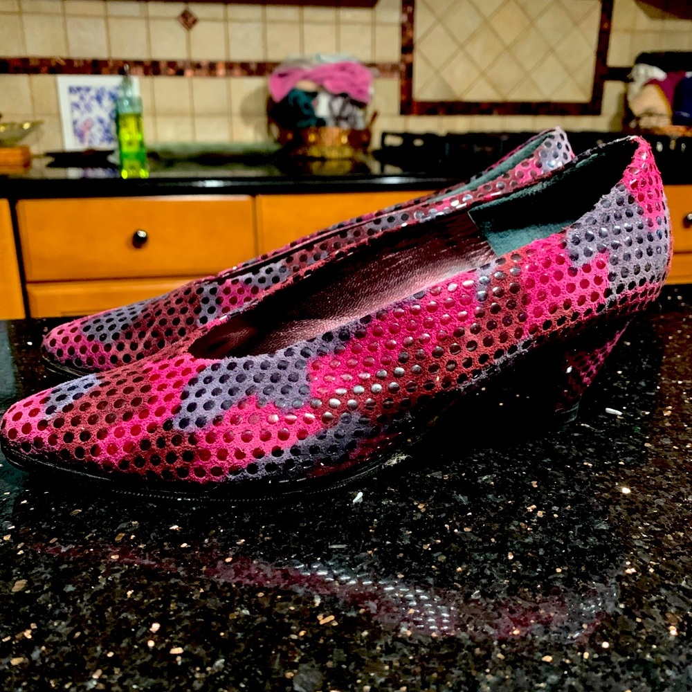 Versani multi color heels